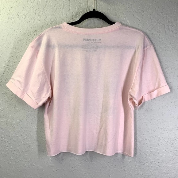 FIFTH SUN Short‎ Sleeve Floral Flower Crop T-Shirt Top - Picture 4 of 5